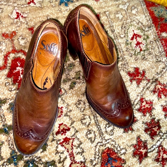 Sofft Brown Ankle Boots - Picture 2 of 10